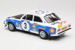 Ford Escort RS 1600 Mk1 #3 V. Preston Jr. / B. Smith Safari Rally 1973 IXO 1:18 18RMC075B Pressofusione — immagine 5 di 6