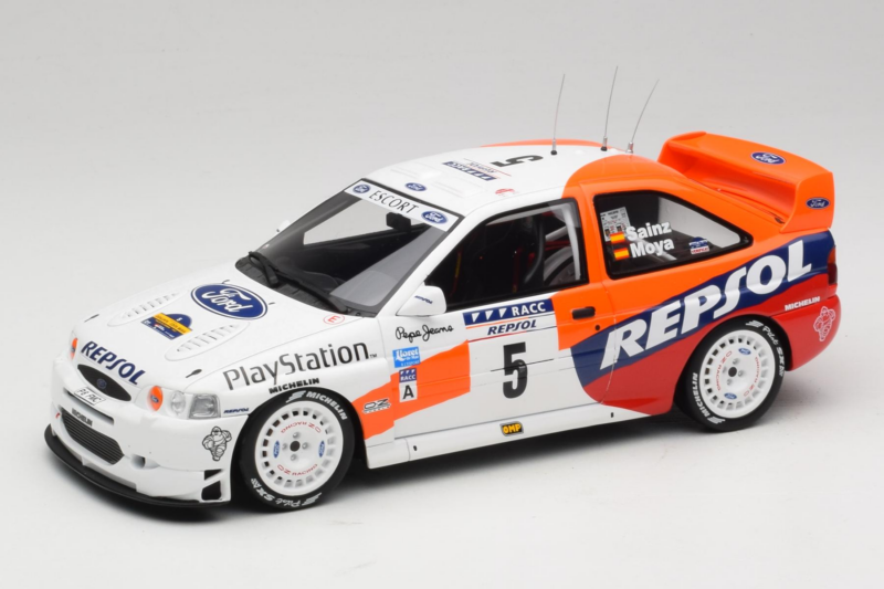 Ford Escort WRC #5 C. Sainz / L. Moya Ford World Rally Team Rally Catalunya 1997 Otto 1:18 OT1179 Resina