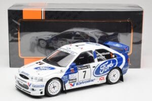 Ford Escort WRC #7 J. Kankkunen / J. Repo RAC Rally 1998 IXO 1:18 18RMC170A Pressofusione — immagine 6 di 6