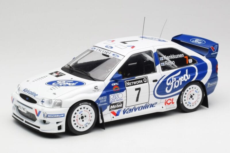 Ford Escort WRC #7 J. Kankkunen / J. Repo RAC Rally 1998 IXO 1:18 18RMC170A Pressofusione