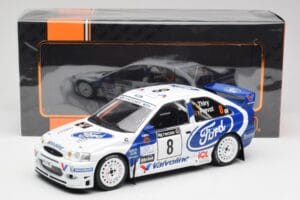 Ford Escort WRC #8 B. Thiry / S. Prevot RAC Rally 1998 IXO 1:18 18RMC170B Pressofusione — immagine 6 di 6