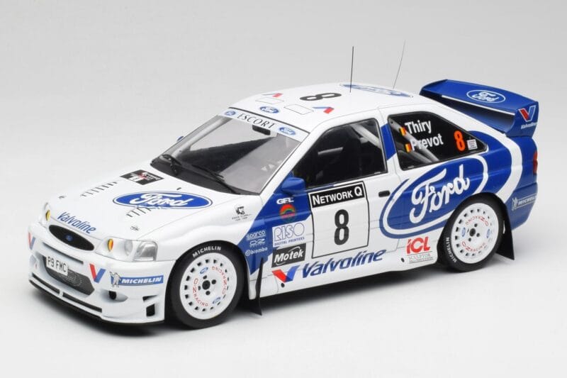 Ford Escort WRC #8 B. Thiry / S. Prevot RAC Rally 1998 IXO 1:18 18RMC170B Pressofusione