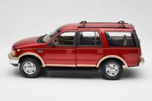 Ford Expedition Eddie Bauer Rosso Metallizzato UT Models 1:18 22711 Pressofusione — immagine 4 di 8