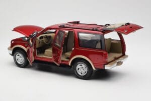 Ford Expedition Eddie Bauer Rosso Metallizzato UT Models 1:18 22711 Pressofusione — immagine 5 di 8