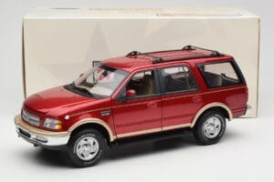 Ford Expedition Eddie Bauer Rosso Metallizzato UT Models 1:18 22711 Pressofusione — immagine 8 di 8
