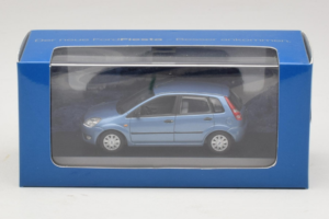 Ford Fiesta Mk5 4-Door Blu Chiaro Minichamps 1:43 FIESTA002 Pressofusione — immagine 4 di 4