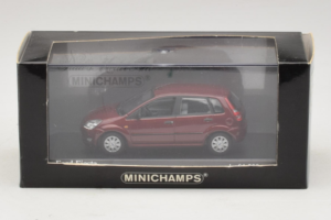 Ford Fiesta Mk5 Rosso Metallizzato Minichamps 1:43 400081101 Pressofusione — immagine 4 di 4