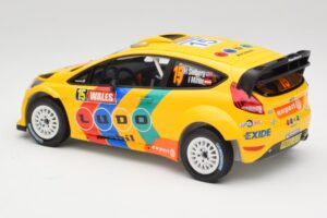 Ford Fiesta RS WRC #15 H. Solberg / I. Minor Stobart Wales Rally GB 2011 Minichamps 1:18 151110815 Pressofusione — immagine 5 di 6