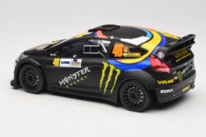 Ford Fiesta RS WRC #46 V. Rossi / C. Cassina Monza Rally Show 2011 Minichamps 1:18 151110846 Pressofusione — immagine 5 di 6