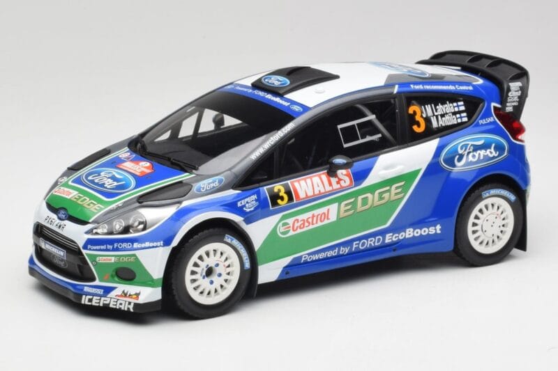 Ford Fiesta WRC #3 J-M. Latvala / M. Anttila Rally Great Britain Winner 2012 Minichamps 1:18 151120803 Pressofusione