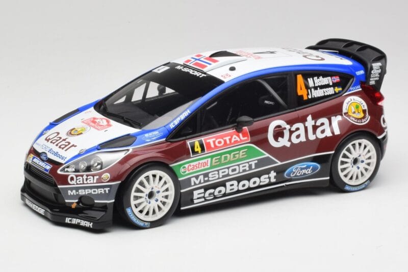 Ford Fiesta WRC #4 M. Ostberg / J. Andersson Rally Monte Carlo 2013 Minichamps 1:18 151130804 Pressofusione