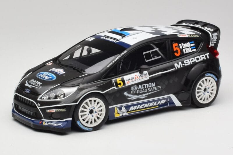 Ford Fiesta WRC #5 O. Tanak / R. Sikk Rally France 2012 Minichamps 1:18 151120805 Pressofusione