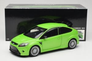Ford Focus RS Mk2 Green Metallic Minichamps 1:18 100080001 Pressofusione — immagine 8 di 8