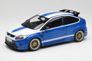 Ford Focus RS Mk2 LM Classic Blu Capri RS2600 Tribute Minichamps 1:18 100080072 Pressofusione