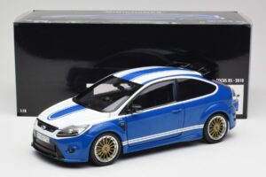 Ford Focus RS Mk2 LM Classic Blu Capri RS2600 Tribute Minichamps 1:18 100080072 Pressofusione — immagine 8 di 8