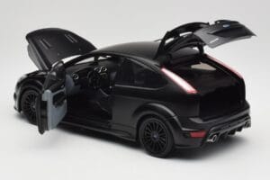 Ford Focus RS Mk2 Matte Black Minichamps 1:18 100080000 Pressofusione — immagine 5 di 8