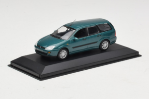 Ford Focus Mk1 Turnier Verde Minichamps 1:43 FOCUS003 Pressofusione — immagine 2 di 5