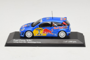Ford Focus WRC #2 R. Baumgartner / B. Wichs Red Bull Rally Austria 2001 Minichamps 1:43 430008907 Pressofusione