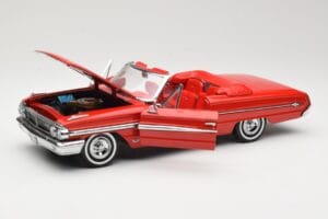 Ford Galaxie 500 Cabriolet Rosso Sun Star 1:18 1420 Pressofusione — immagine 2 di 8