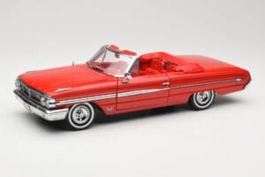 Ford Galaxie 500 Cabriolet Rosso Sun Star 1:18 1420 Pressofusione