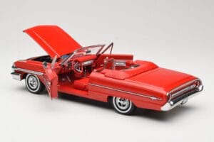 Ford Galaxie 500 Cabriolet Rosso Sun Star 1:18 1420 Pressofusione — immagine 5 di 8