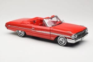 Ford Galaxie 500 Cabriolet Rosso Sun Star 1:18 1420 Pressofusione — immagine 6 di 8