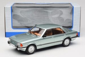 Ford Granada Mk2 2.8 Ghia Light Green Metallic MCG 1:18 MCG18535 Pressofusione — immagine 6 di 6