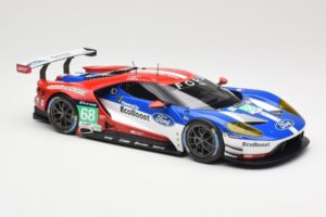 Ford GT GTE #68 D. Muller / J. Hand / S. Bourdais Chip Ganassi Racing LMGTE Pro 24 Hours of Le Mans 2016 Winner Minichamps 1: — immagine 4 di 6