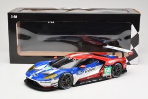Ford GT GTE #68 D. Muller / J. Hand / S. Bourdais Chip Ganassi Racing LMGTE Pro 24 Hours of Le Mans 2016 Winner Minichamps 1: — immagine 6 di 6