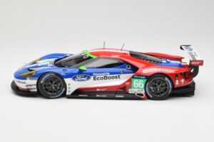 Ford GT GTE Chip Ganassi UK #66 O. Pla / S. Mucke / B. Johnson 24 Hours of Le Mans 2016 Minichamps 1:18 155168666 Pressofusio — immagine 3 di 6