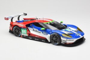 Ford GT GTE Chip Ganassi UK #66 O. Pla / S. Mucke / B. Johnson 24 Hours of Le Mans 2016 Minichamps 1:18 155168666 Pressofusio — immagine 4 di 6