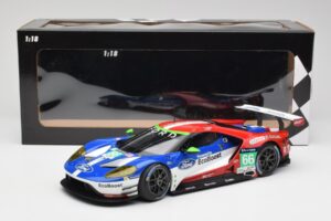 Ford GT GTE Chip Ganassi UK #66 O. Pla / S. Mucke / B. Johnson 24 Hours of Le Mans 2016 Minichamps 1:18 155168666 Pressofusio — immagine 6 di 6