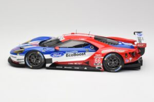 Ford GT #68 D. Muller / J. Hand / S. Bourdais LMGTE Pro Winner 24 Hours of Le Mans 2016 Minichamps 1:18 4012138143098 Pressof — immagine 3 di 6