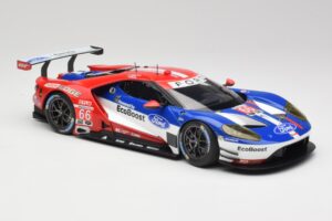 Ford GT #68 D. Muller / J. Hand / S. Bourdais LMGTE Pro Winner 24 Hours of Le Mans 2016 Minichamps 1:18 4012138143098 Pressof — immagine 4 di 6