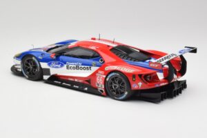 Ford GT #68 D. Muller / J. Hand / S. Bourdais LMGTE Pro Winner 24 Hours of Le Mans 2016 Minichamps 1:18 4012138143098 Pressof — immagine 5 di 6