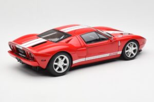 Ford GT Rosso AUTOart 1:18 73021 Pressofusione — immagine 3 di 8