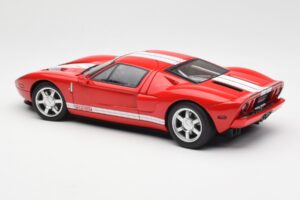 Ford GT Rosso AUTOart 1:18 73021 Pressofusione — immagine 7 di 8