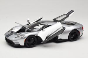 Ford GT Argento Maisto 1:18 31384 Pressofusione — immagine 2 di 8