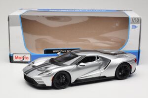 Ford GT Argento Maisto 1:18 31384 Pressofusione — immagine 8 di 8