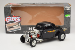 Ford Hot Rod Nero Rydell High Grease ERTL 1:18 36602 Pressofusione — immagine 6 di 6