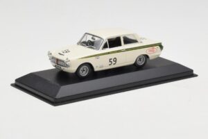 Ford Lotus Cortina Mk1 #59 J. Clark / R. Parsons Sebring 12 Hours 1964 Minichamps 1:43 400648259 Pressofusione — immagine 2 di 4