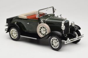 Ford Model A Verde Scuro Motor City 1:18 20003 Pressofusione — immagine 6 di 8