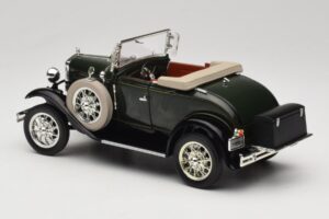 Ford Model A Verde Scuro Motor City 1:18 20003 Pressofusione — immagine 7 di 8
