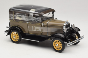 Ford Model A Tudor Chicle Drab Motor City 1:18 41003 Pressofusione — immagine 4 di 6