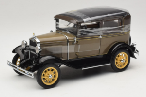 Ford Model A Tudor Chicle Drab Motor City 1:18 41003 Pressofusione