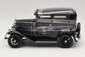 Ford Model A Tudor Police Car Motor City 1:18 43008 Pressofusione — immagine 3 di 6