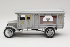 Ford Model T Carro Funebre Intagliato Ornato Precision Miniatures 1:18 PMSC-07G Pressofusione — immagine 4 di 8