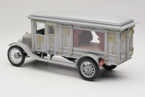 Ford Model T Carro Funebre Intagliato Ornato Precision Miniatures 1:18 PMSC-07G Pressofusione — immagine 7 di 8