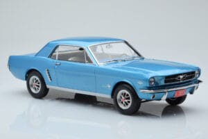 Ford Mustang Coupe Turchese Norev 1:18 182800 Pressofusione — immagine 4 di 6