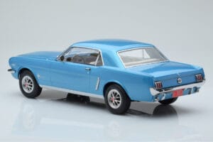 Ford Mustang Coupe Turchese Norev 1:18 182800 Pressofusione — immagine 5 di 6